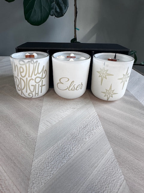 Winter/Christmas Candle Gift Set